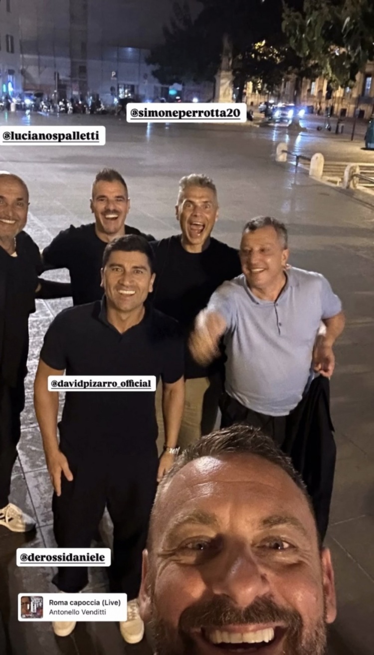 米体：德罗西等罗马名宿担忧斯帕莱蒂状况，邀请他吃饭鼓励他振作